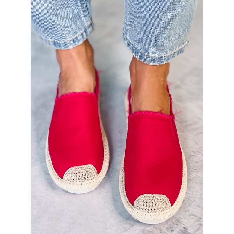Rote Damen Espadrilles 7105 Rot 1