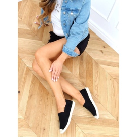 Schwarze Damen Espadrilles 7105 Black 2