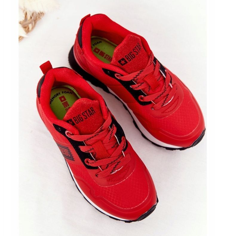 Kinder Sportschuhe Memory Foam Big Star HH374173 Rot 2