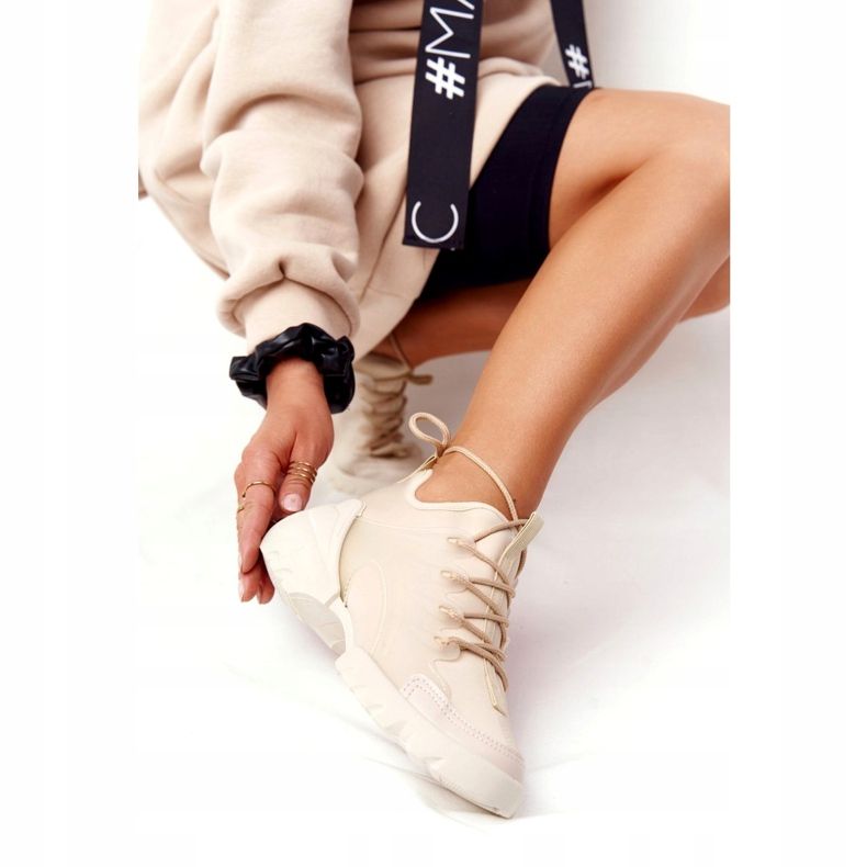 PS1 Damen Sportschuhe Sneaker Beige Born This Way farblos 1