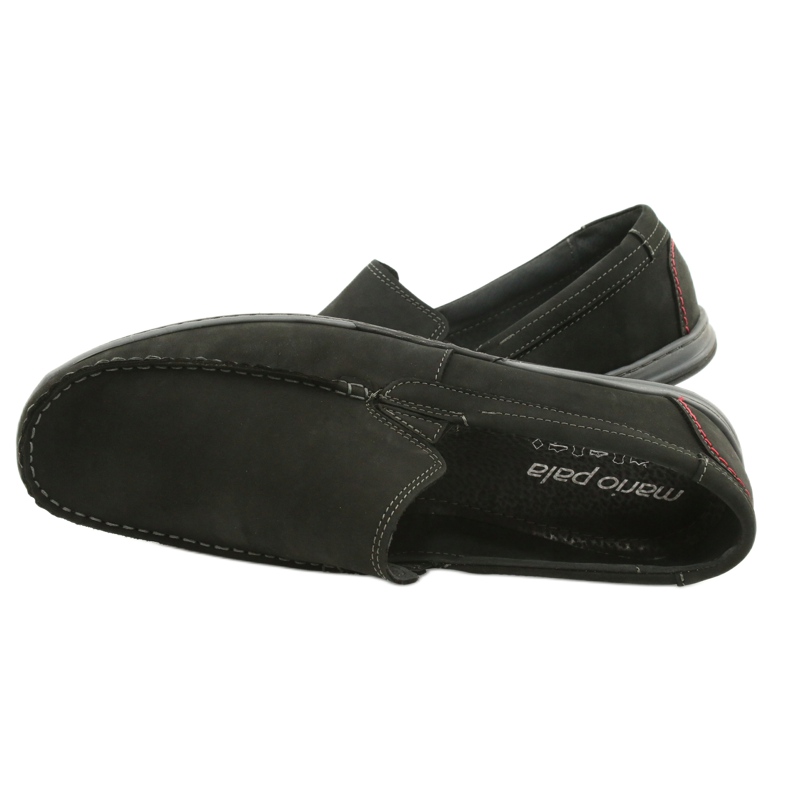 Mario Pala Herren Loafer 763 schwarzes Wildleder 4