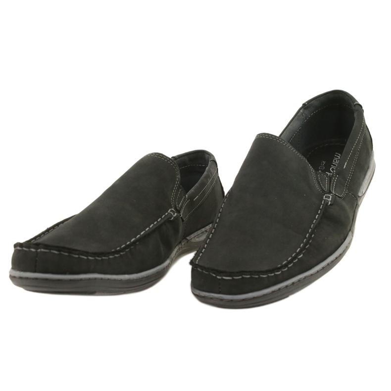 Mario Pala Herren Loafer 763 schwarzes Wildleder 2