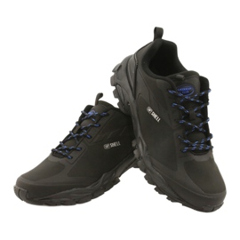 American Club ADI gebundene Sportschuhe American wasserdichte Softshell HL17 schwarz blau 3