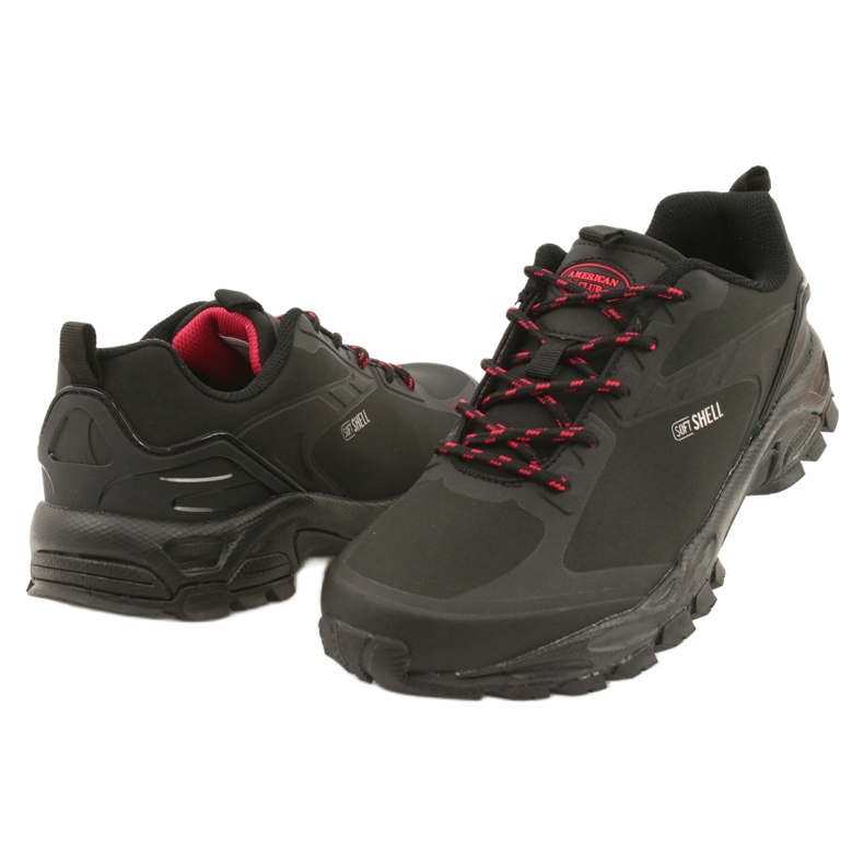 American Club Weichschalen von Frauen weicher vorhandener Schuhe schwarz 2