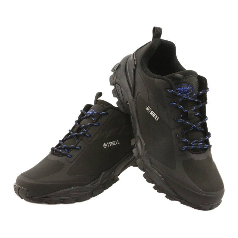 American Club Frauen Sportschuhe Softshell wasserdichte HL18 Schwarz 3