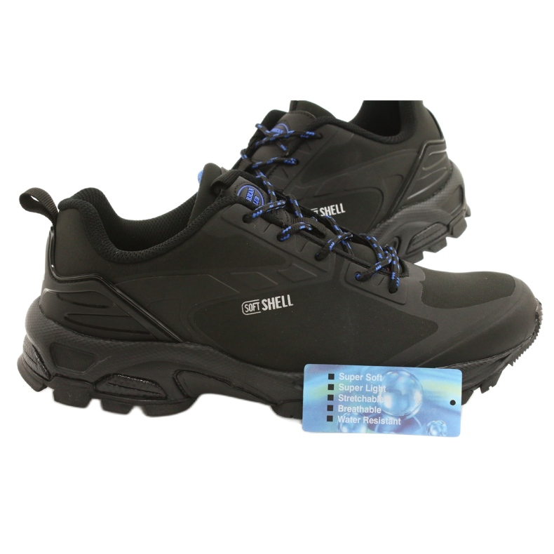 American Club Frauen Sportschuhe Softshell wasserdichte HL18 Schwarz 4