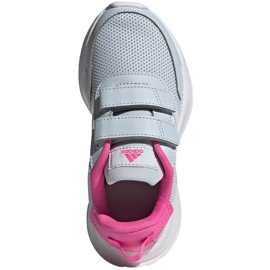Adidas Tensaur Run C Kinderschuh grau-pink FY9197 rosa 1