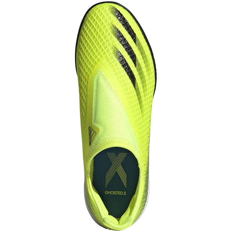 Adidas X Ghosted.3 Ll Tf Junior Fußballschuhe gelb-schwarz FW6982 1
