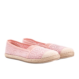 Espadrilles aus rosa Stoff von Laney 1