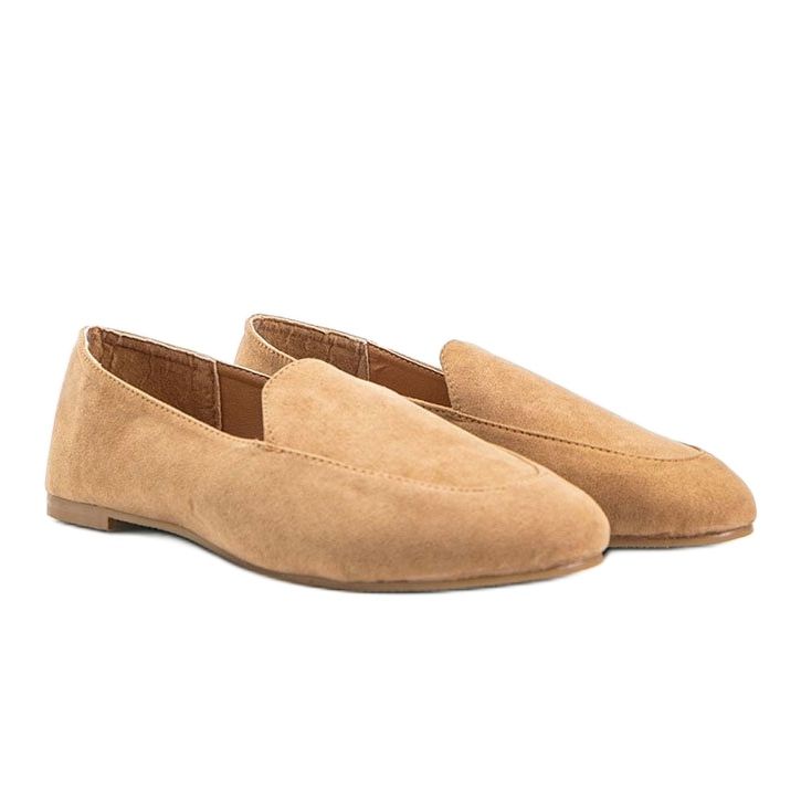 Devyn Beige Loafer aus Öko-Wildleder 1