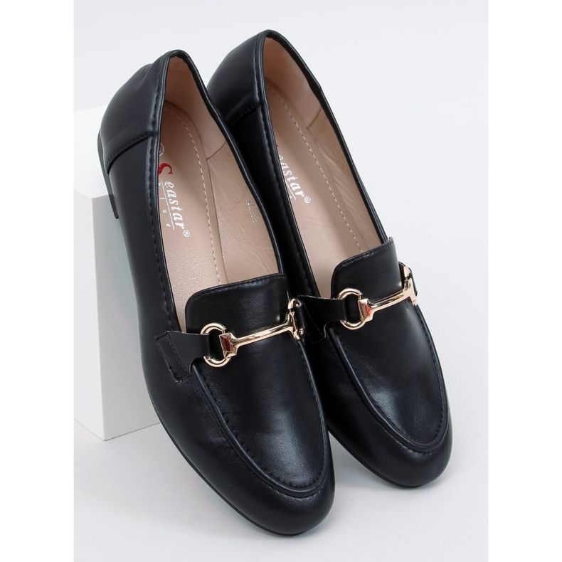 Schwarz Damen Slipper T392 Schwarz 1