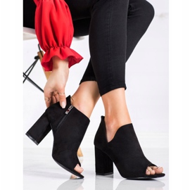 Spring Open Toe VINCEZA Stiefel schwarz 2