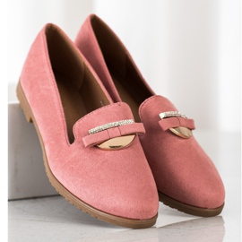 SHELOVET Elegante Herren mit Zirkonia rosa 2