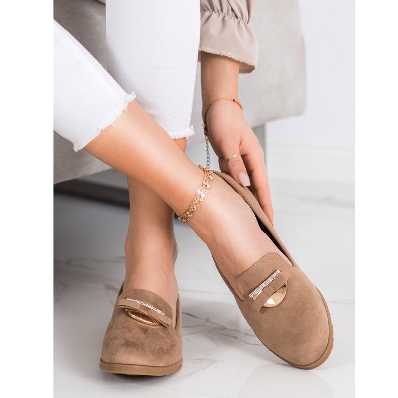 SHELOVET Elegante Herren mit Zirkonia beige 1