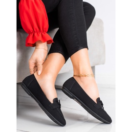 Diamantique Loafer aus Öko-Leder schwarz 1