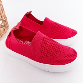 Kinder Slip-On Big Star HH374102 Fuchsia rosa 2