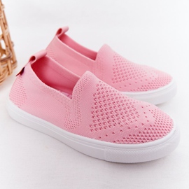 Kinder Slip-On Big Star HH374103 Rosa Turnschuhe 2