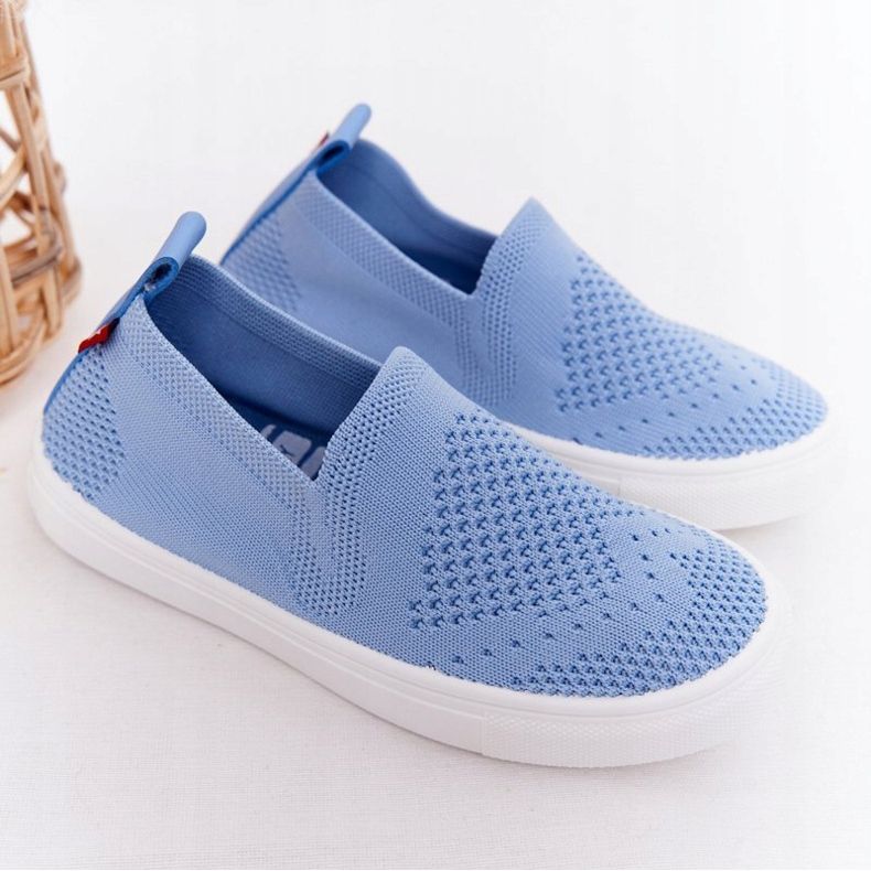 Kinder Slip-On Big Star HH374108 Blau Slip-On Sneakers 2