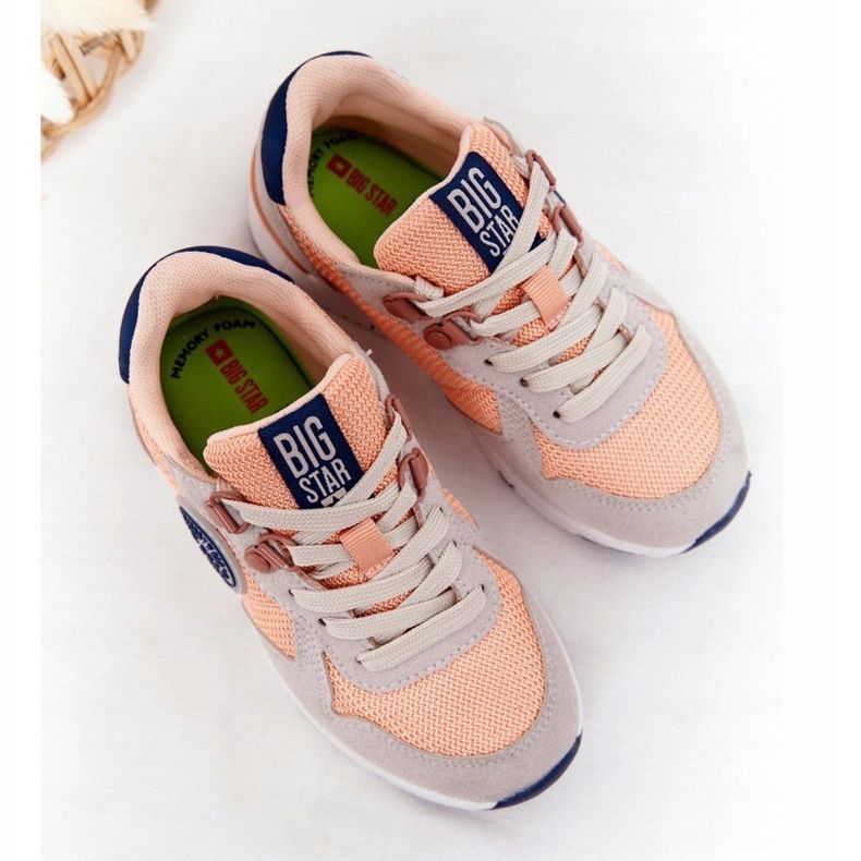 Kinder Sportschuhe Memory Foam Big Star HH374180 Orange 1