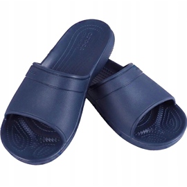 Crocs Classic Slide Kinder Hausschuhe für Kinder 204981 410 marineblau 1