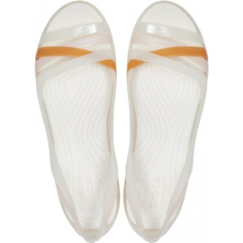 Crocs Sandalen Isabella Huarche 2 Flat W weiß 204912 12U 2