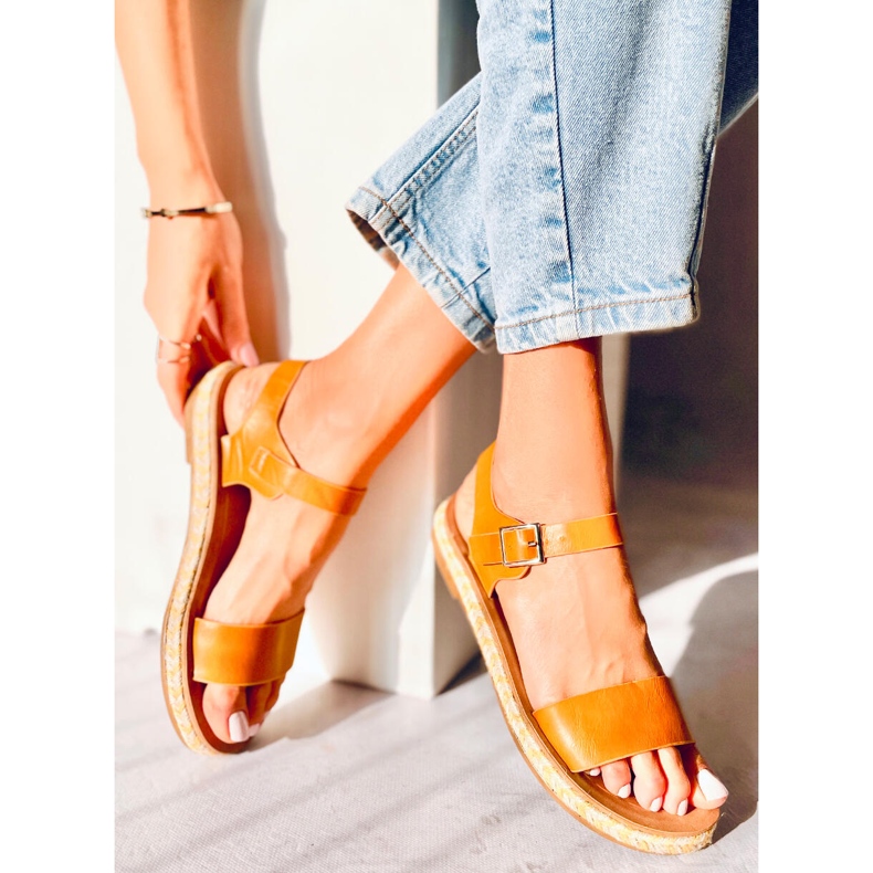 Sandalen Espadrilles HonigTH005 Gelb 1