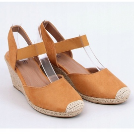 Espadrilles auf Keilkamel 9R50 Camel mehrfarbig 1