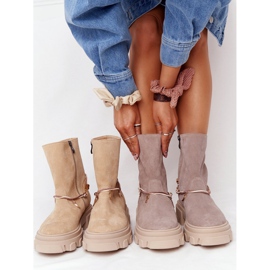 Lewski Shoes Wildlederstiefel Workery Lewski Schuhe 3006-0 Beige 1