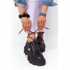 Lewski Shoes Leder Oxfords Lewski Schuhe 3011-0 Schwarz 1