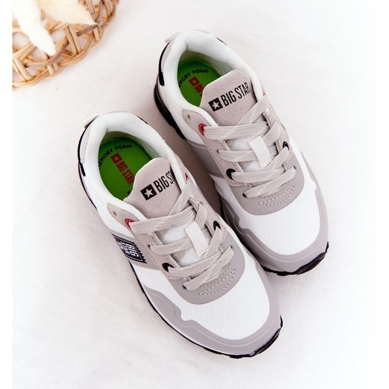 Kinder Sportschuhe Memory Foam Big Star HH374168 Weiß 1