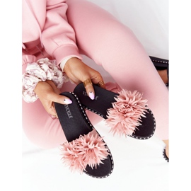 Gummi Hausschuhe mit Jets Vinceza 20-30101 Rosa 1