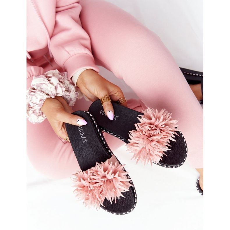 Gummi Hausschuhe mit Jets Vinceza 20-30101 Rosa 1