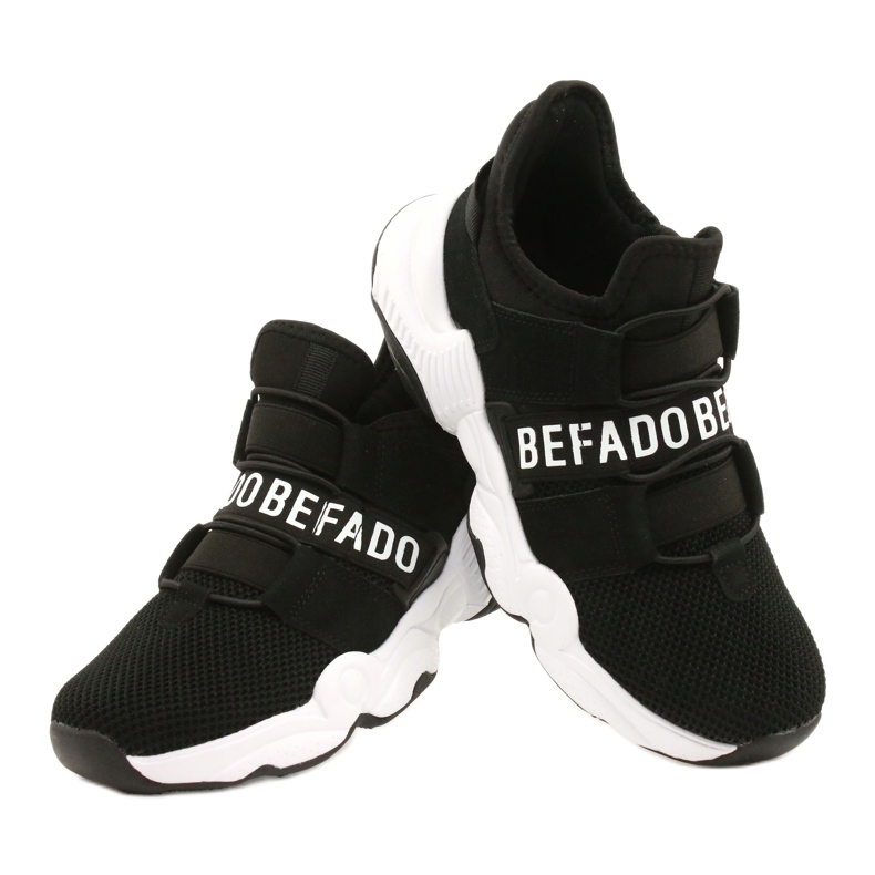 Befado Kinderschuhe 516X066 weiß schwarz 4