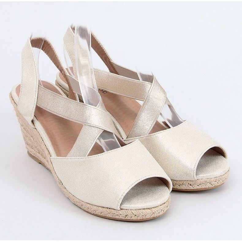 Sandalen Espadrilles auf Keilen gold 9R38 Gold golden 1
