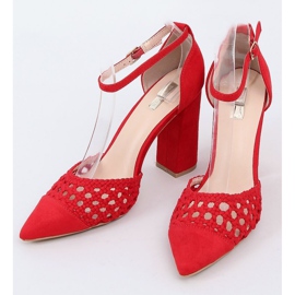 Pumps High Heels ausgesetzt rot 1JB-19228 Rot 1