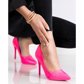SHELOVET Mode High Heels rosa 1