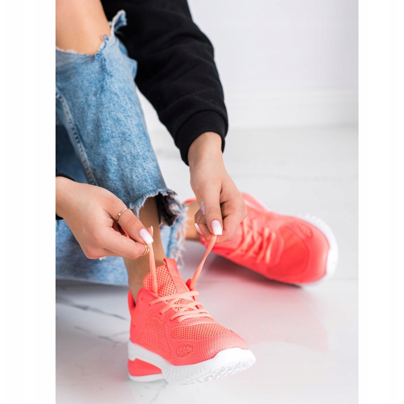 SHELOVET Durchbrochene Sportschuhe orange 1