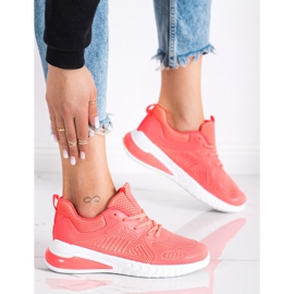 SHELOVET Durchbrochene Sportschuhe orange 2