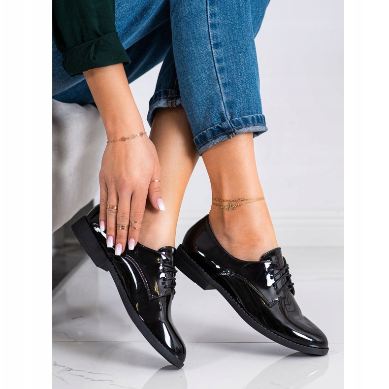 SHELOVET Klassische Schnürschuhe schwarz 1