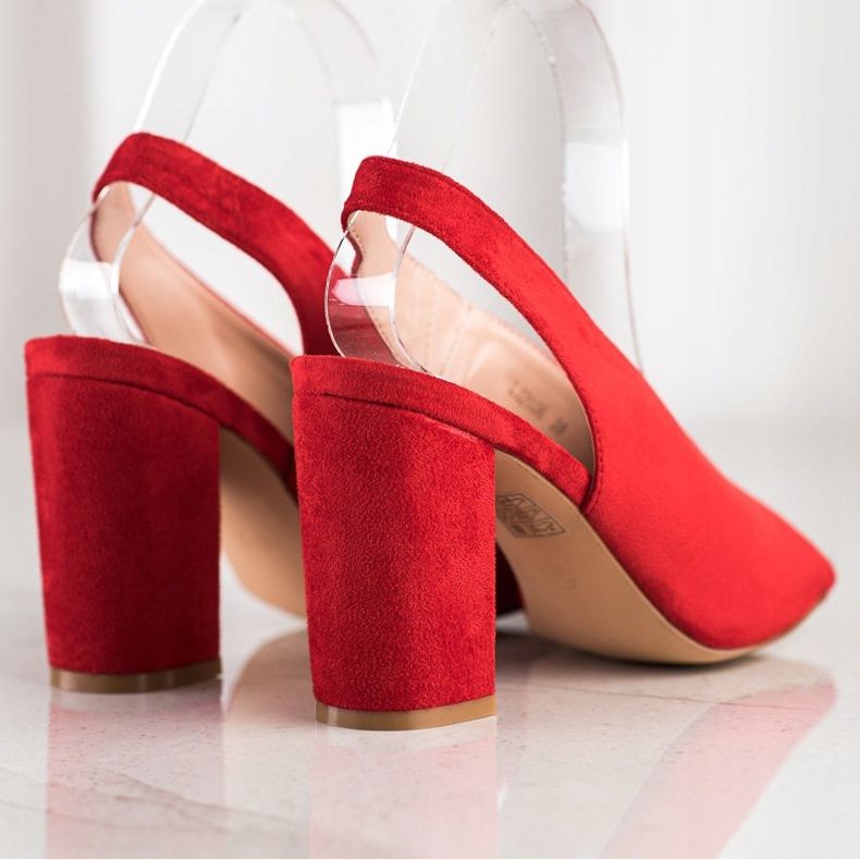 S. BARSKI Gebaute Sandalen S.BARSKI rot 1