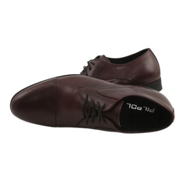 Schnürschuhe kastanienbraun Pilpol 1674 mehrfarbig 4