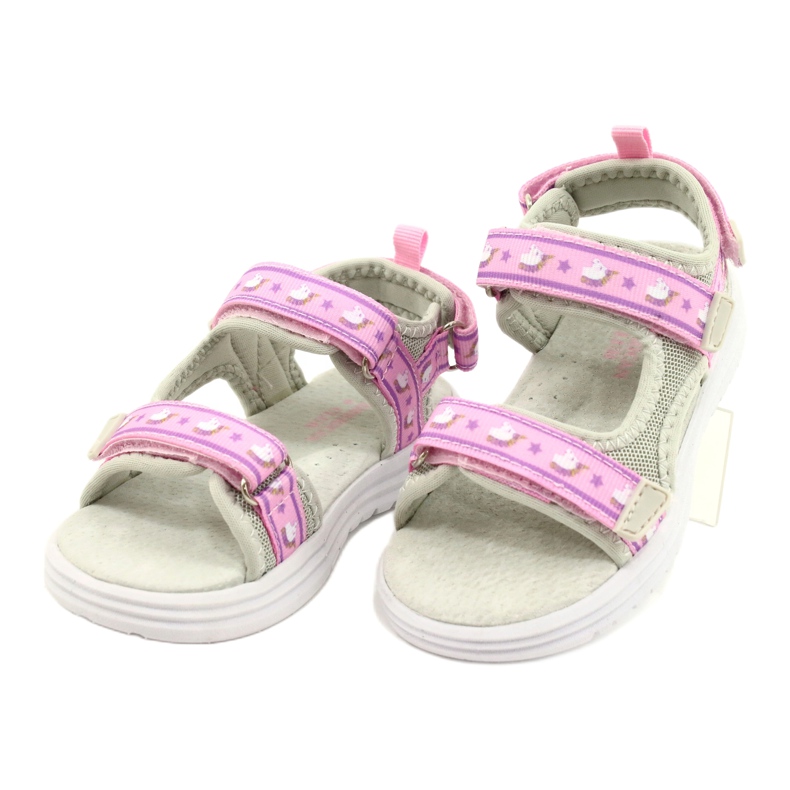American Club RL39/21 Sandalen mit Lederinnensohle, lila 1