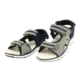 American Club Sport Sports Boys Leder Einsatz ES33/21 Grau 1