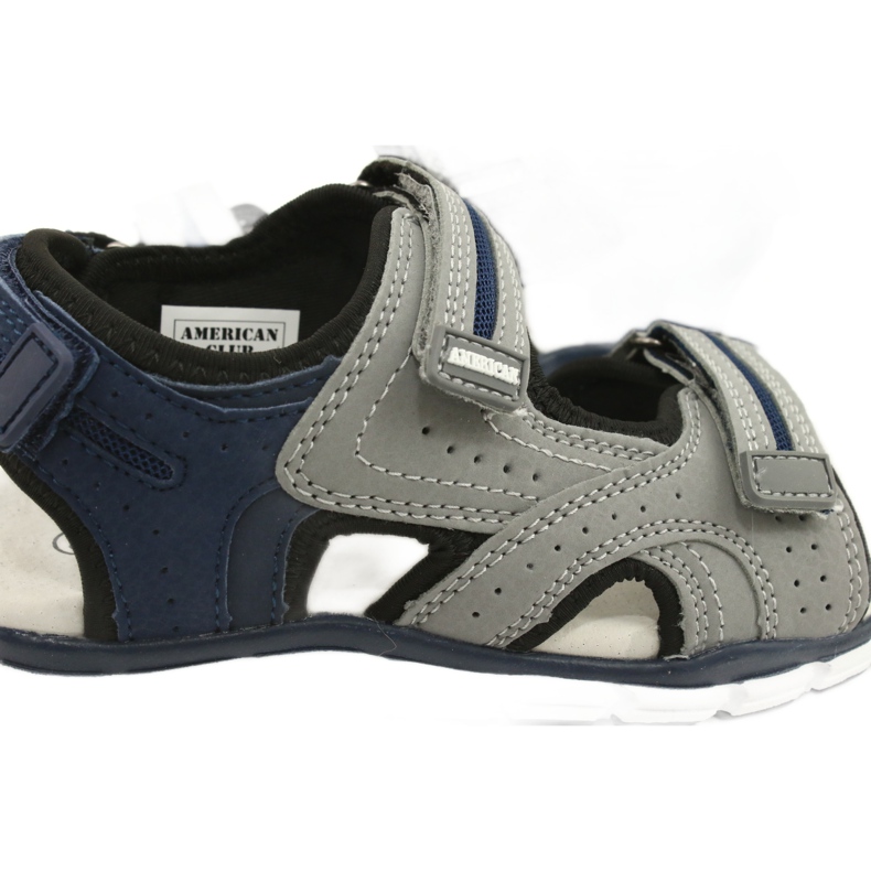 American Club Sport Sports Boys Leder Einsatz ES33/21 Grau 5