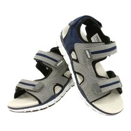 American Club Sport Sports Boys Leder Einsatz ES33/21 Grau 4