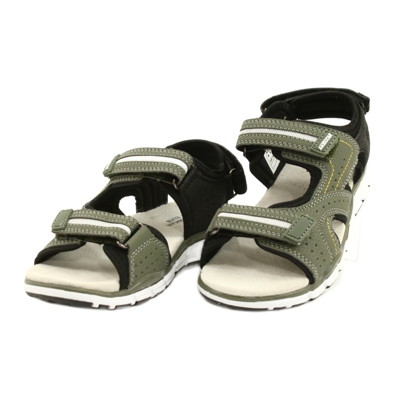 American Club Sport Sports Boys Leder einfügen ES33/21 Khaki grün 1