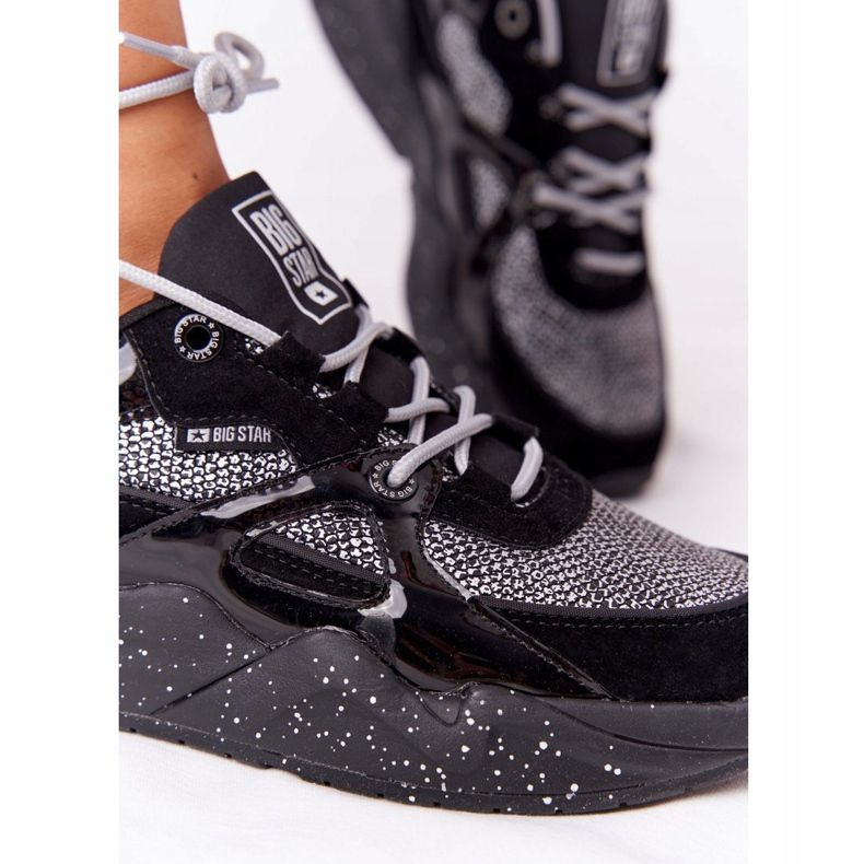 Damen Sportschuhe Memory Foam Big Star HH274325 Schwarz 1