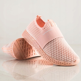 SHELOVET Slip-on-Sneaker mit Mesh rosa 1