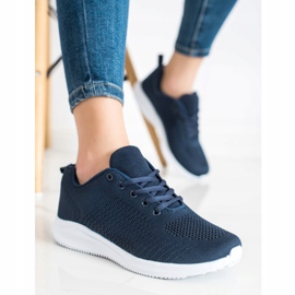 SUPER COOL Leichte durchbrochene Sneaker blau 1