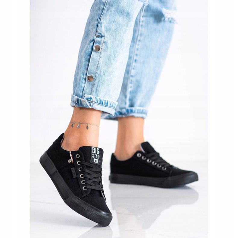 Damen Sneaker Big Star AA274513 schwarz 1